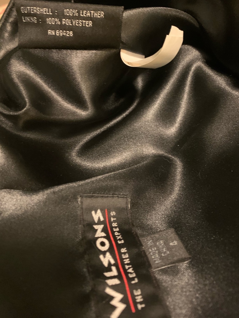Wilsons black leather skirt - Picture 4 of 4